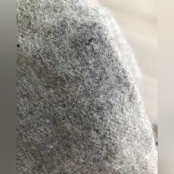 - YSL yves saint Laurent Grey Wool Scarf vintage - Picture 8 of 8